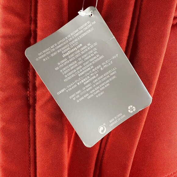 Disney Mickey Mouse Striped Backpack Red White & Blue NWT - Picture 5 of 10